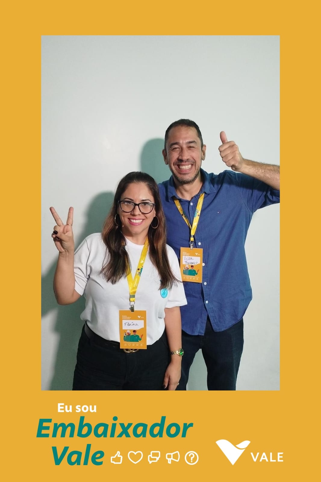 Foto lembrança - Embaixador Vale