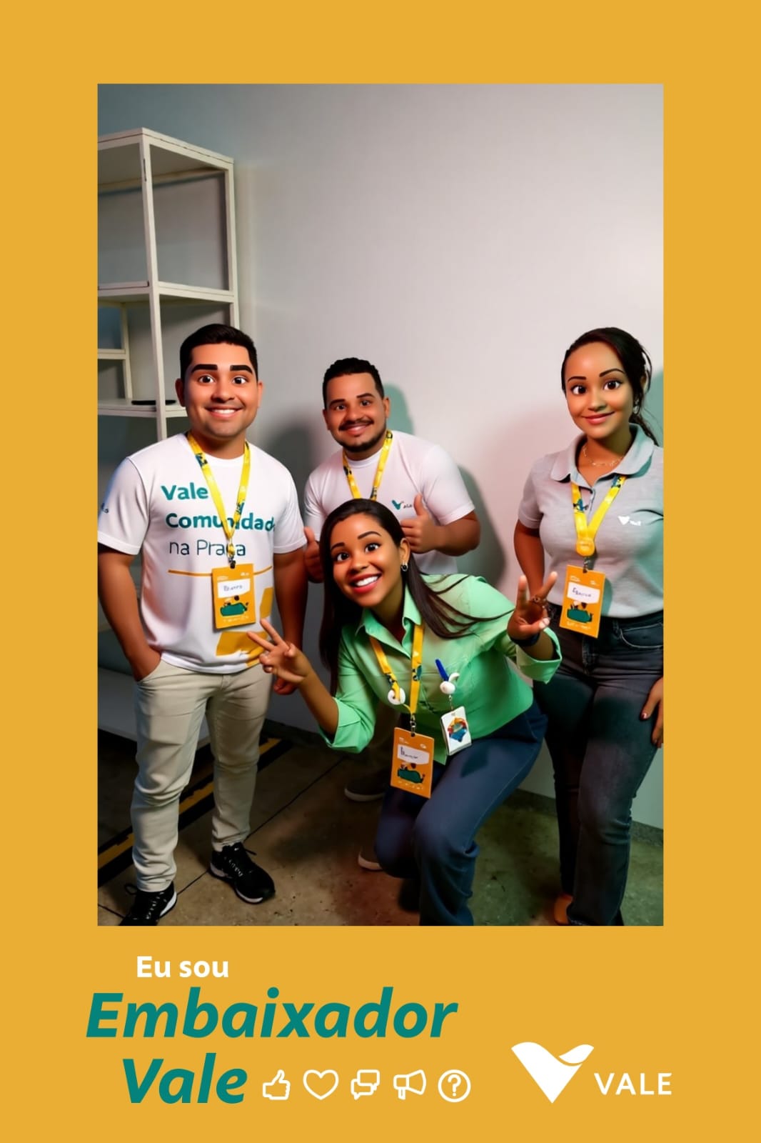 Foto lembrança - Embaixador Vale