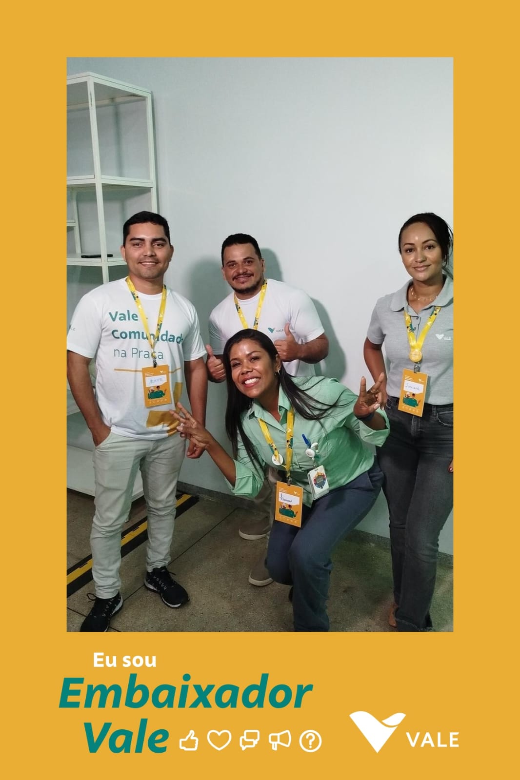 Foto lembrança - Embaixador Vale